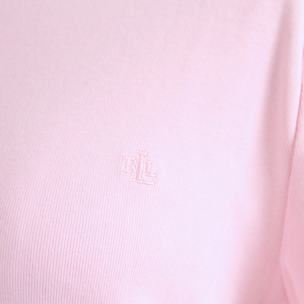 Lauren Ralph Lauren Light Pink Cotton Shirt - Picture 3 of 3